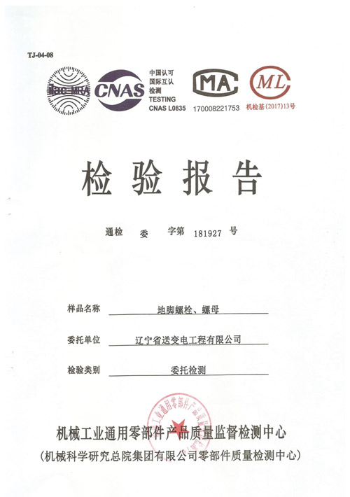 inspection report